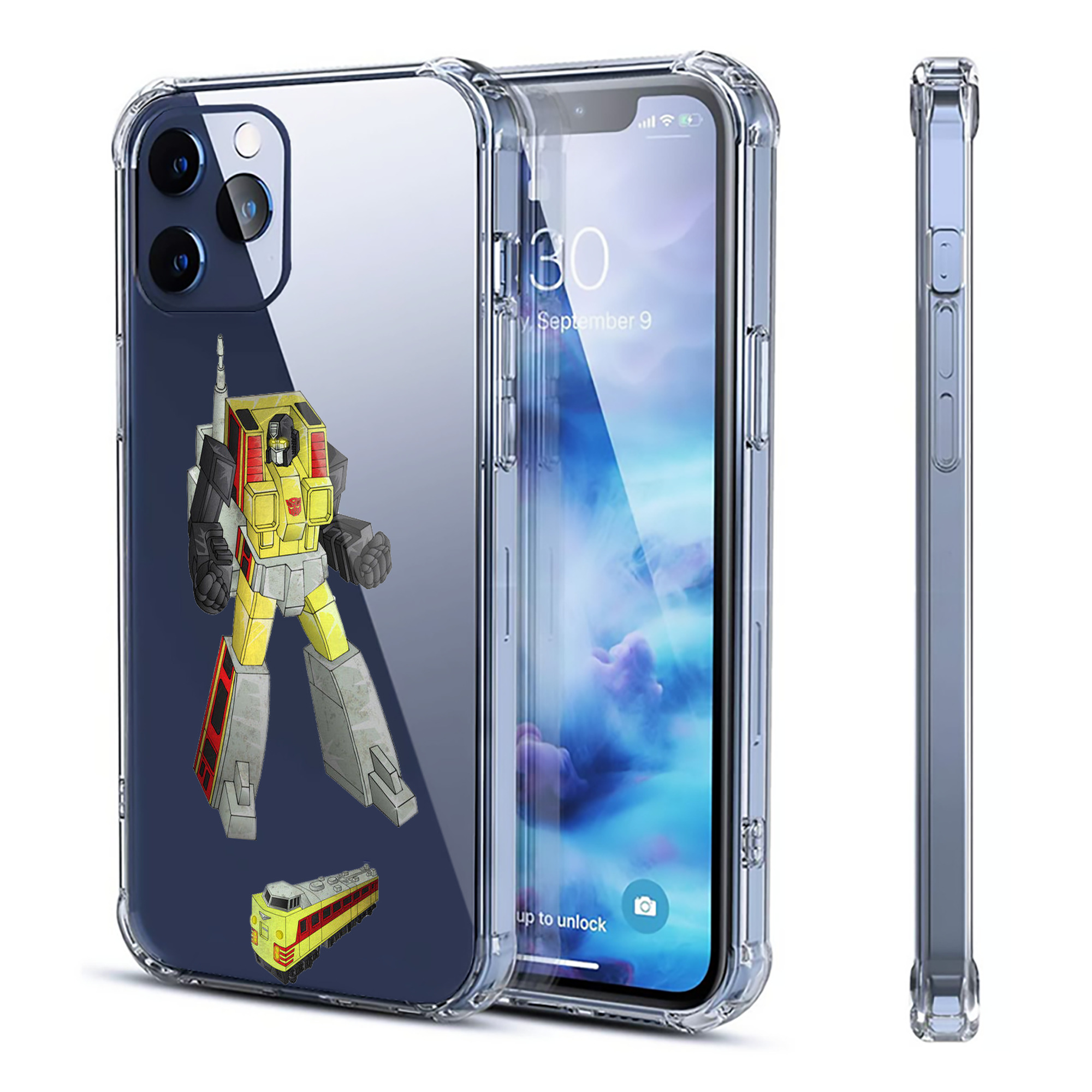 （画像用）  【iPhone 12シリーズ対応】透明スマホケース（クリアソフトケース）